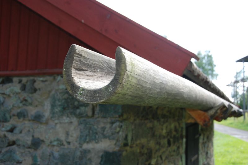 Wood Gutter Installation