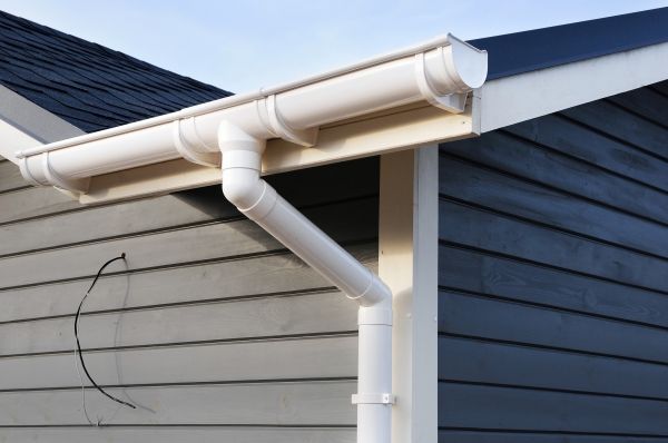 PVC Rain Gutter Installation in Arlington Heights