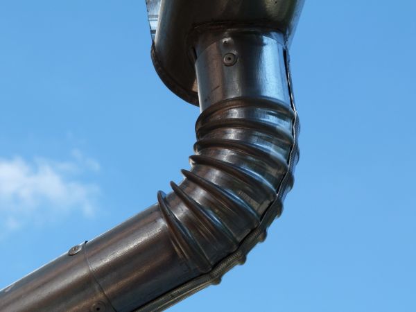 Metal Downspout Installation in Arlington Heights