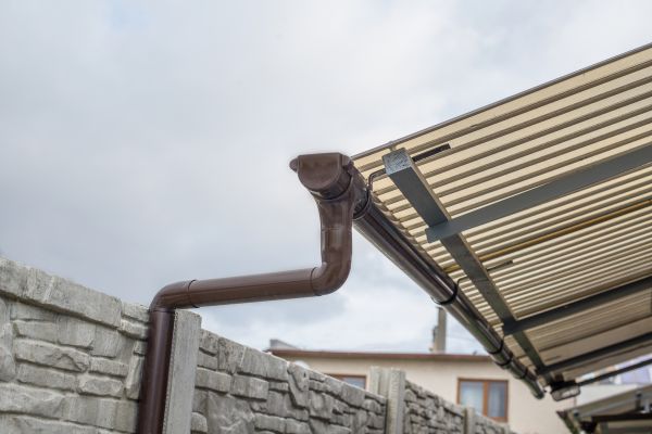 Plastic Downspout Installation in Arlington Heights