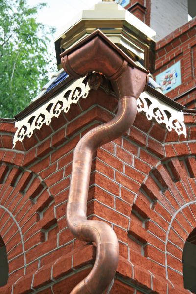 Church Downspout Installation in Arlington Heights